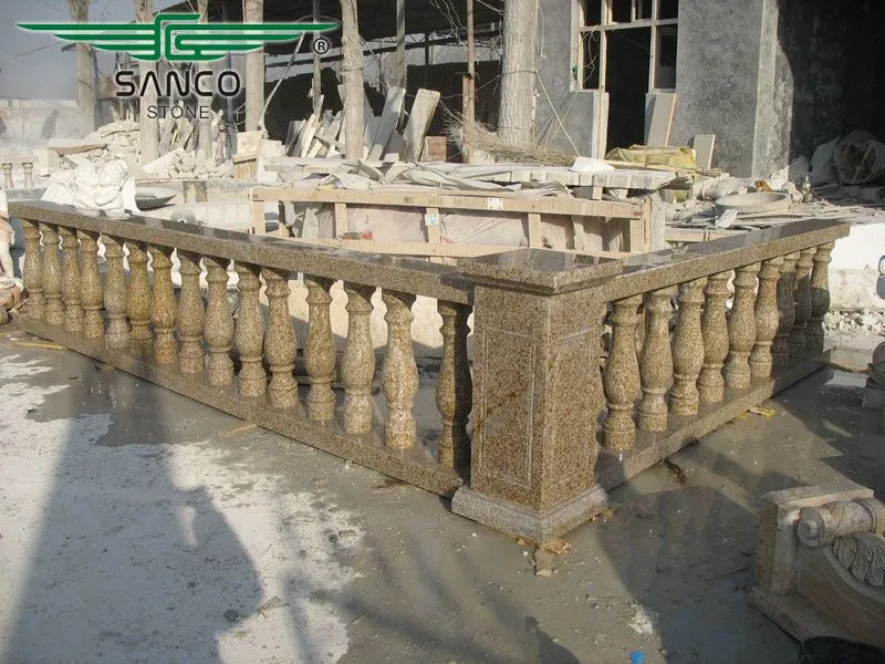 G350 Yellow Granite Railings and Handrails