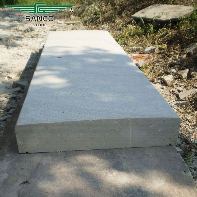 Grayish White Sandstone Wall Capping