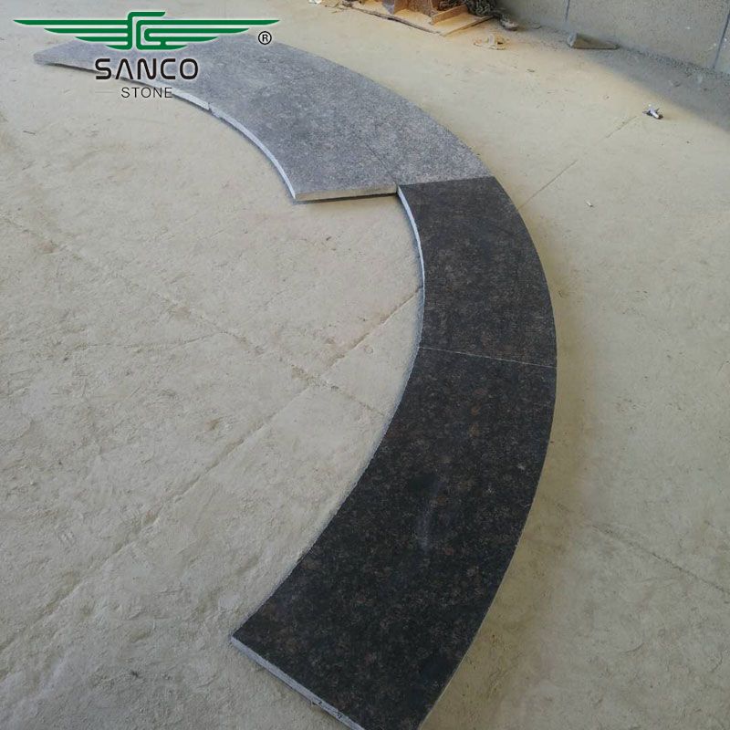 Tan Brown Granite Stairs,Treads and Risers