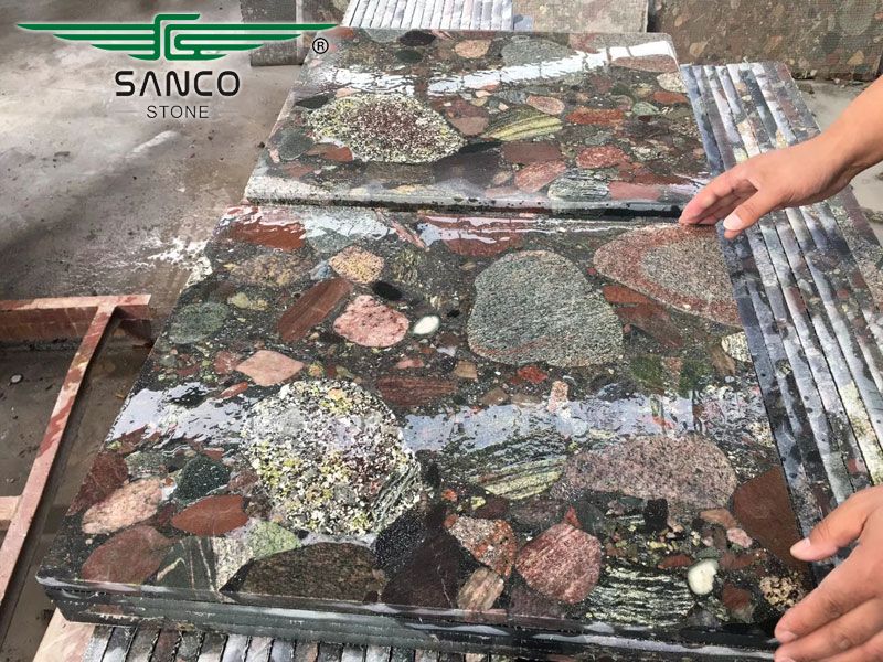 Popular Granite Colors Colorful Stone Tiles