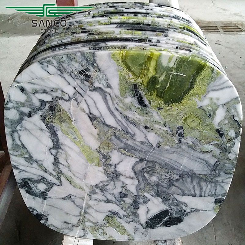 Ice Connect Green Marble Table Top