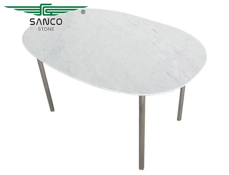 White Marble Top Dining Table