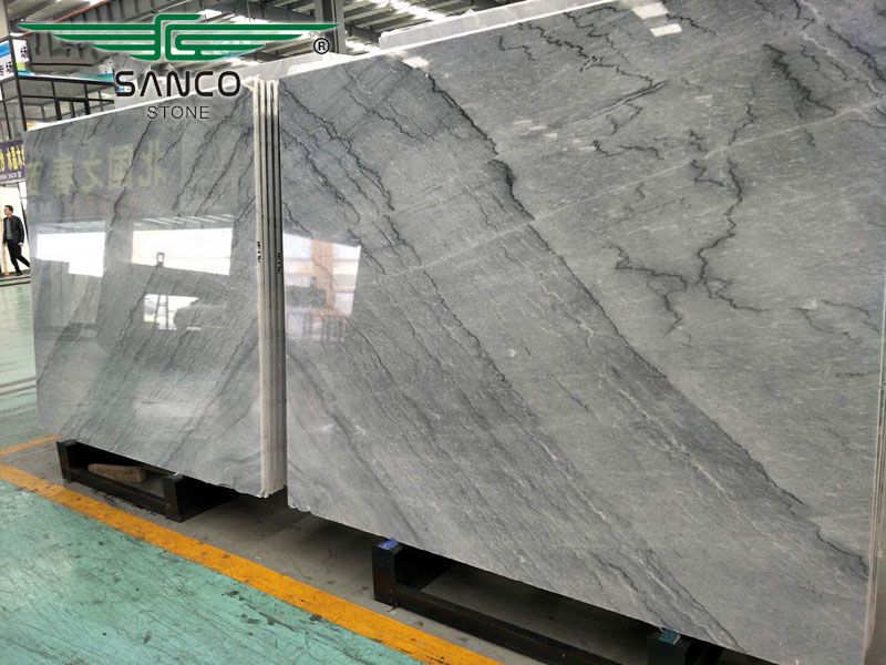 Bookmatched Marble, Grey Marble Bookmatched