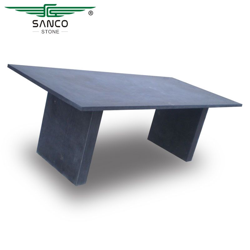 Chinese Bluestone Table Honed finish