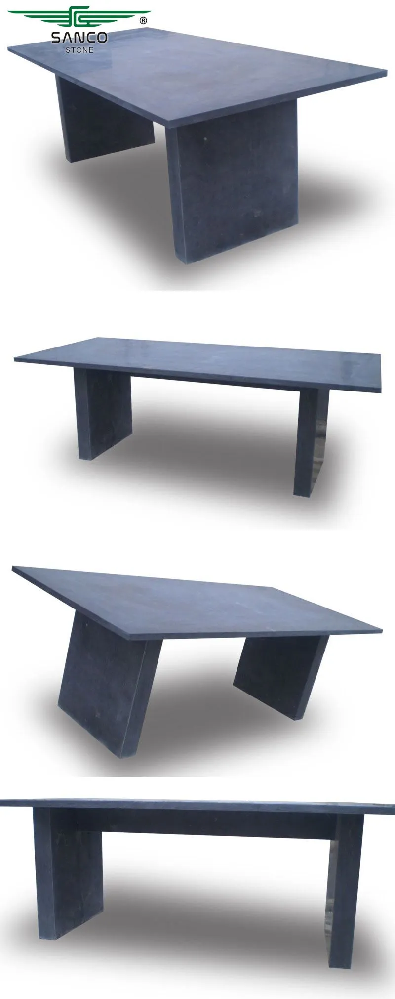 Chinese Bluestone Table Honed finish