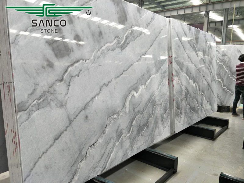 Bookmatched Marble, Grey Marble Bookmatched