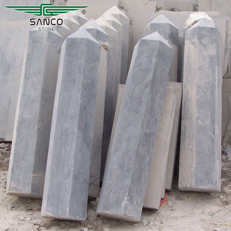 China Blue Limestone Hexagonal Pillars