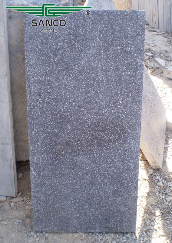 Blue Limestone Honed and Sandblasted Paving Stone