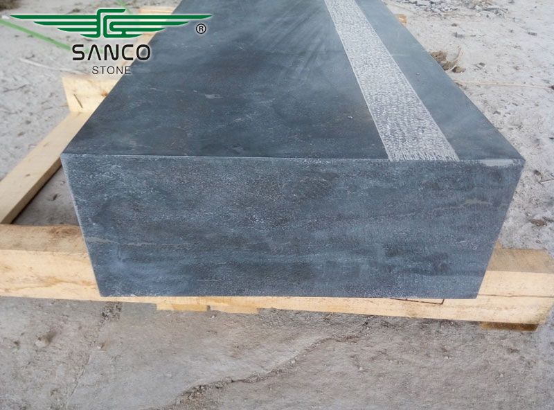 Honed Bluestone Steps with Anti-slip Strip