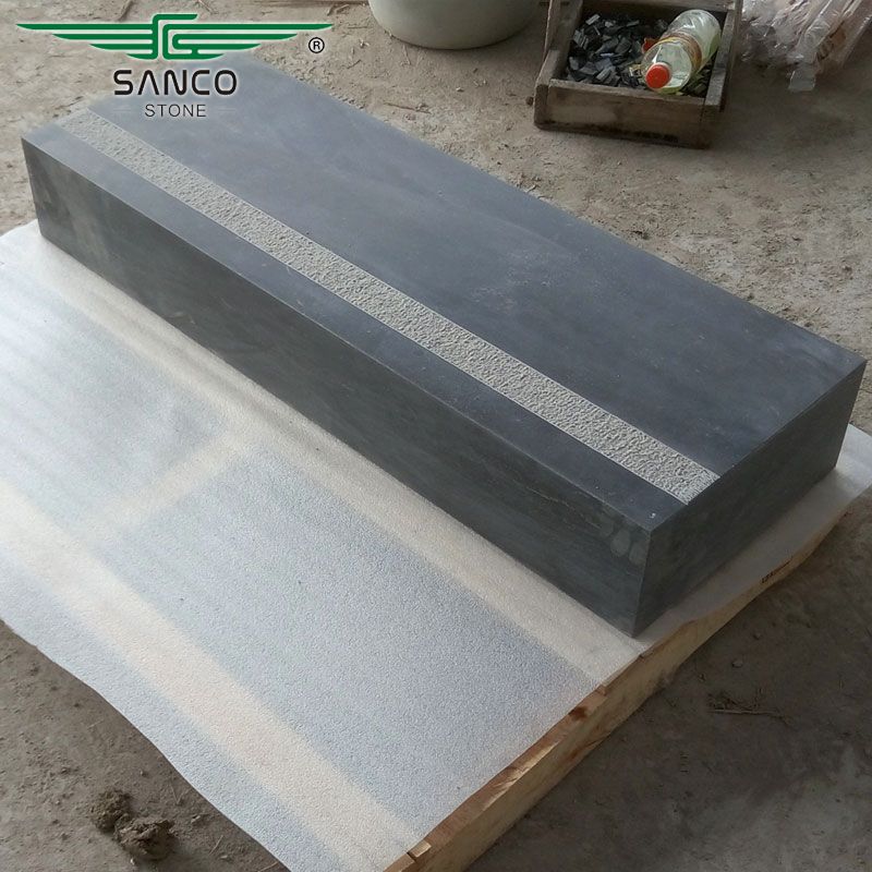 Honed Bluestone Steps with Anti-slip Strip