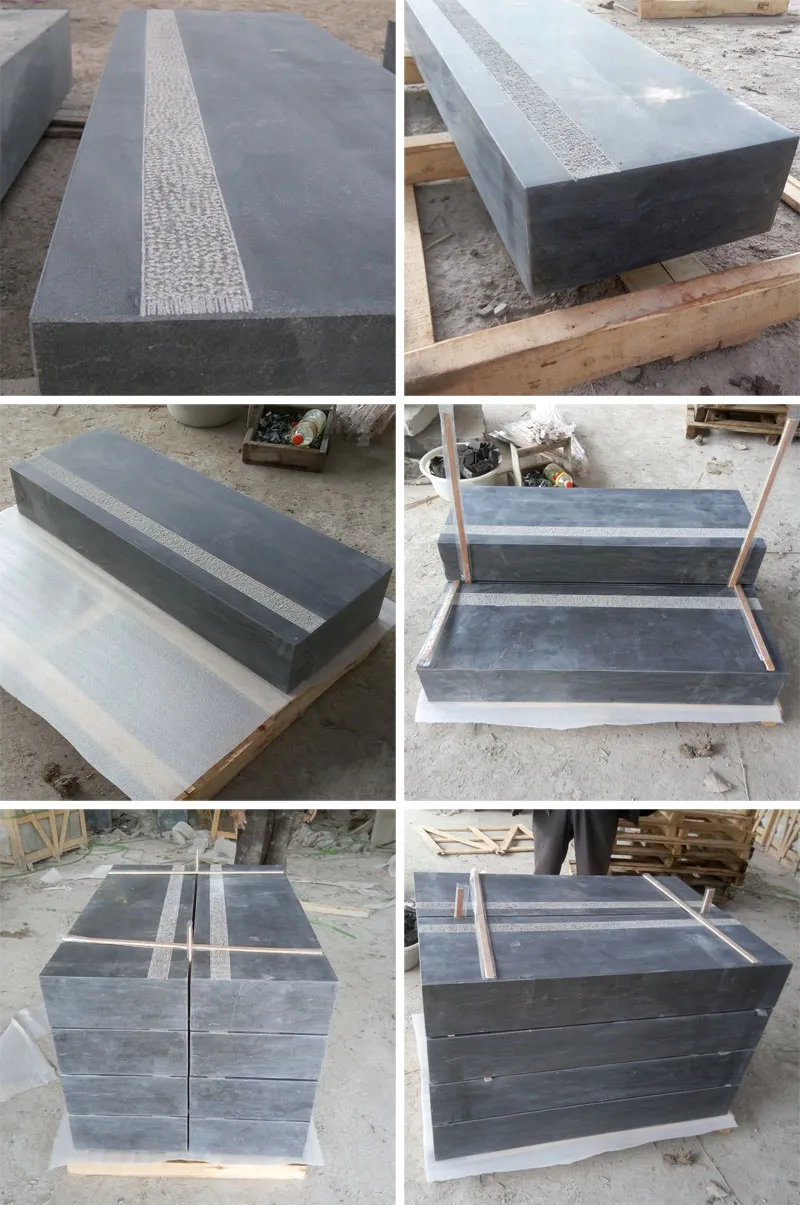 Honed Bluestone Steps with Anti-slip Strip