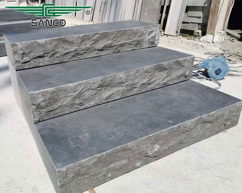 Europe Bluestone Treads Blue Limestone Steps