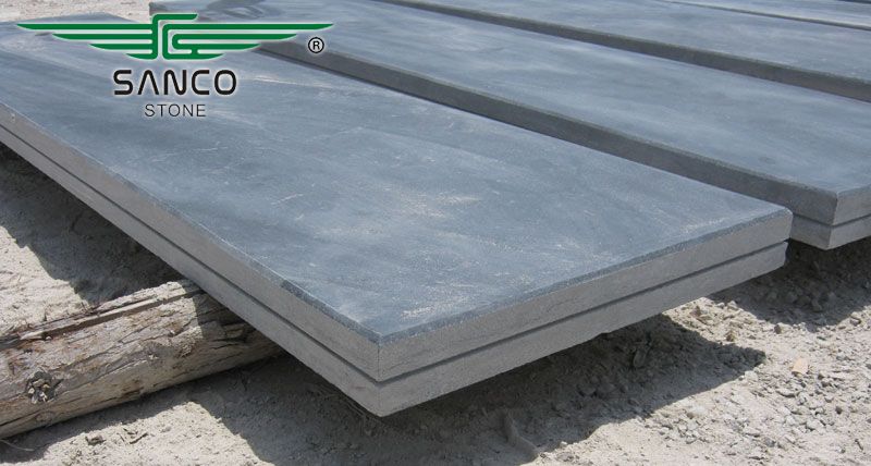 China Bluestone Cut to Size Honed Tiles