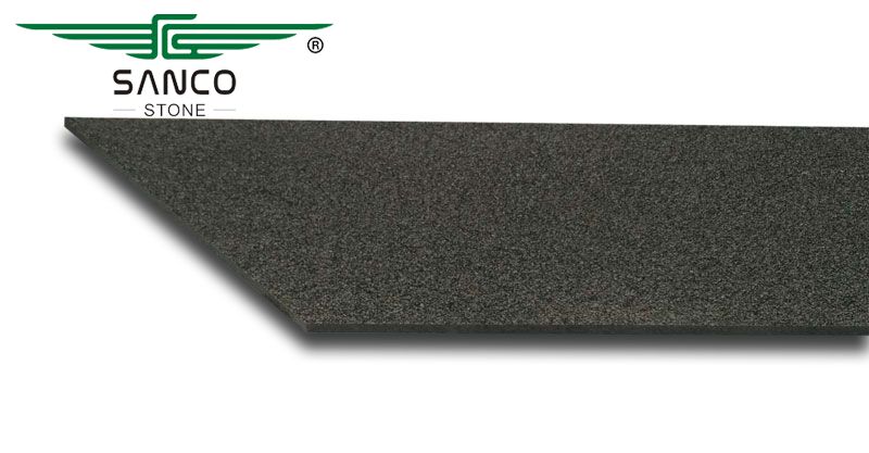 Outdoor Black Granite Steps Treads Granite Stairs