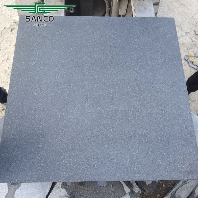 Absolute Black Honed Granite 90x90cm Tiles