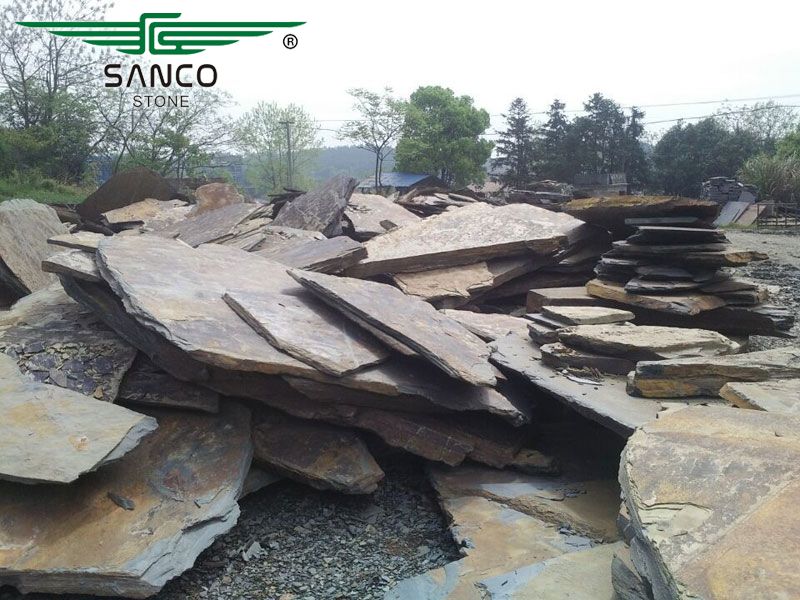 Rusry Slate Landscaping Stones Irregular Flagstone