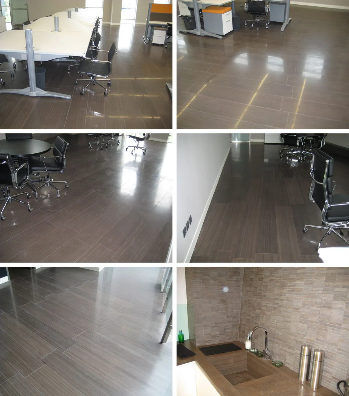 Wenge Sandstone Flooring Tiles for Office Interior Floors