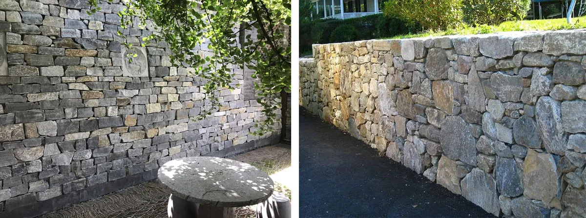 Flagstone Veneer Retaining Walls