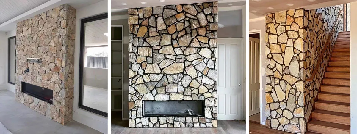 Flagstone Veneer in Interior and Exterior Applications