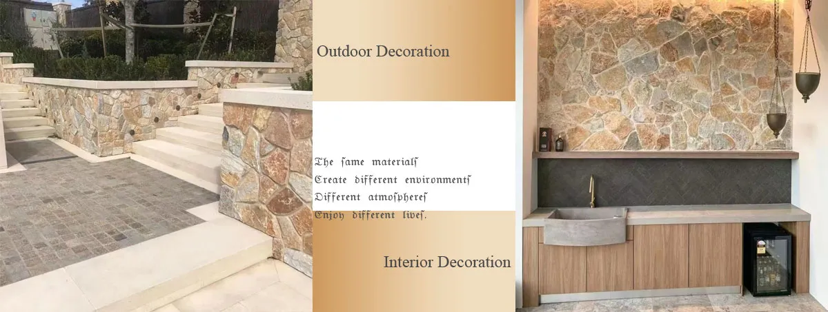 Flagstone Veneer in Interior and Exterior Applications