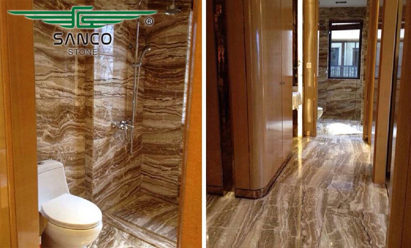 Wooden Jade Brown Travertine