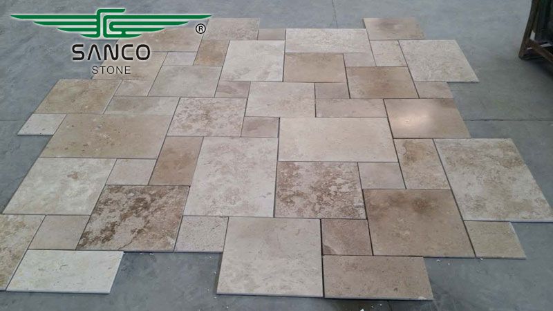 Brown Travertine Floor Tiles