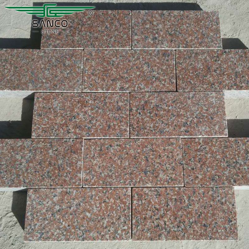 Red Granite Bricks Popular in Russia