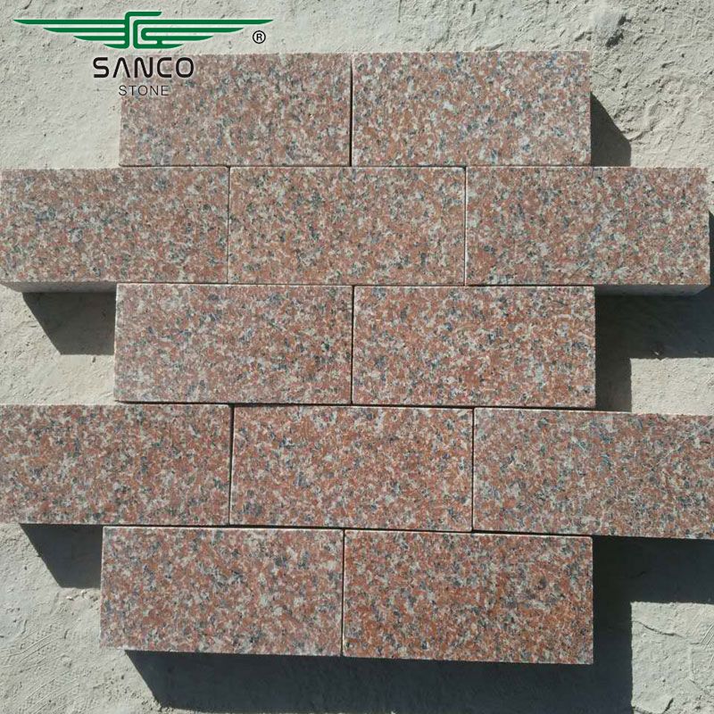 Red Granite Bricks Popular in Russia