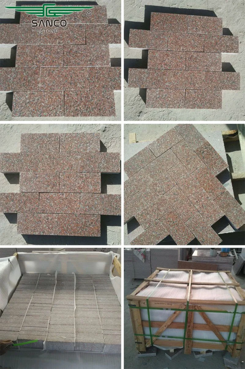 Red Granite Bricks Popular in Russia