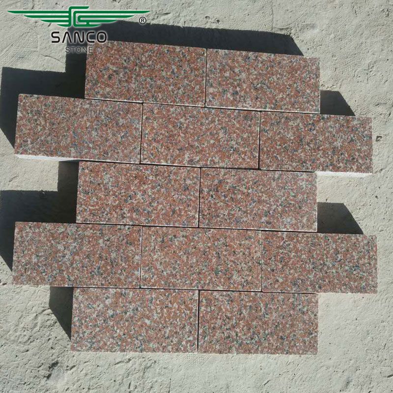 Red Granite Bricks Popular in Russia