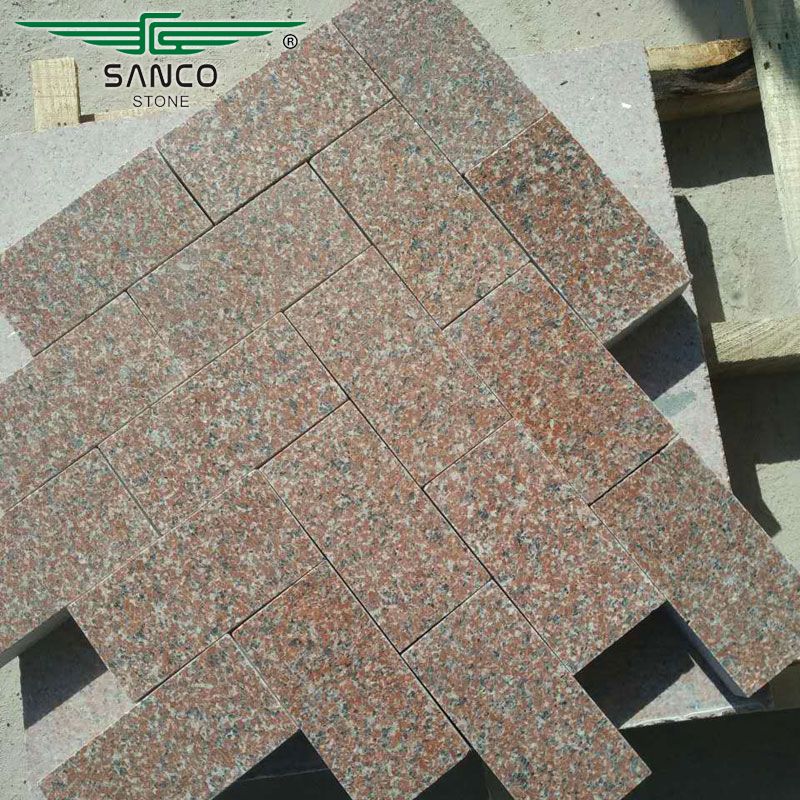 Red Granite Bricks Popular in Russia