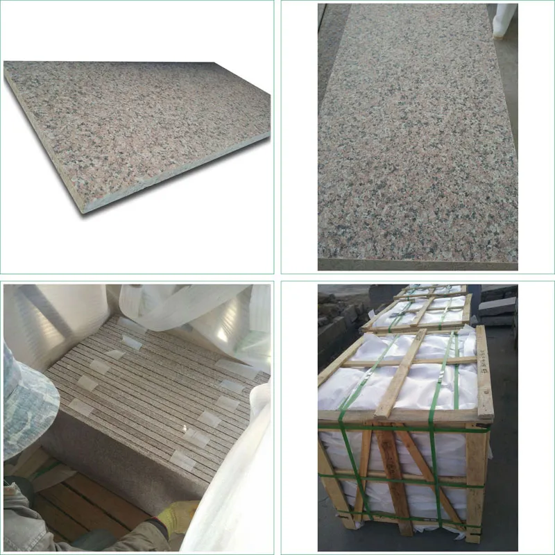 Island Red Flamed Granite Tiles for Sale