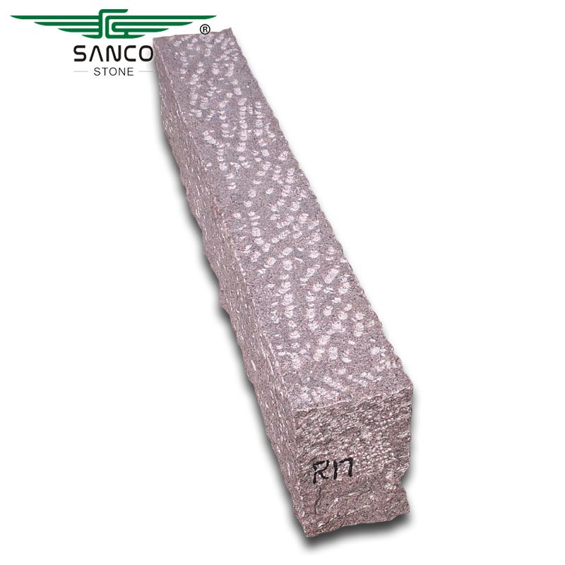 G354 Mahogany Red Granite Curbstone For Finland