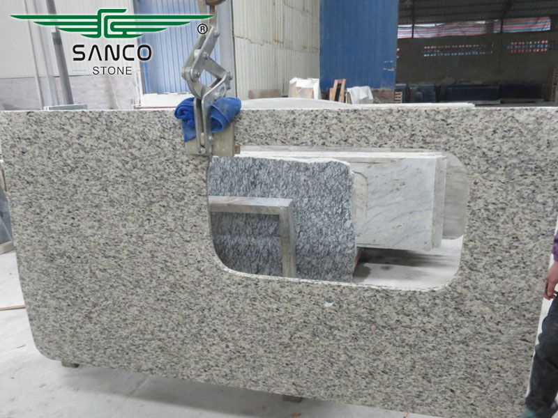 White Tiger Granite Countertop for Kitchen