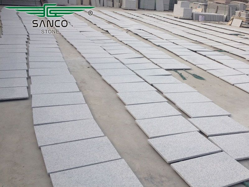 Diamond White Granite Floor Tiles for Outdoor