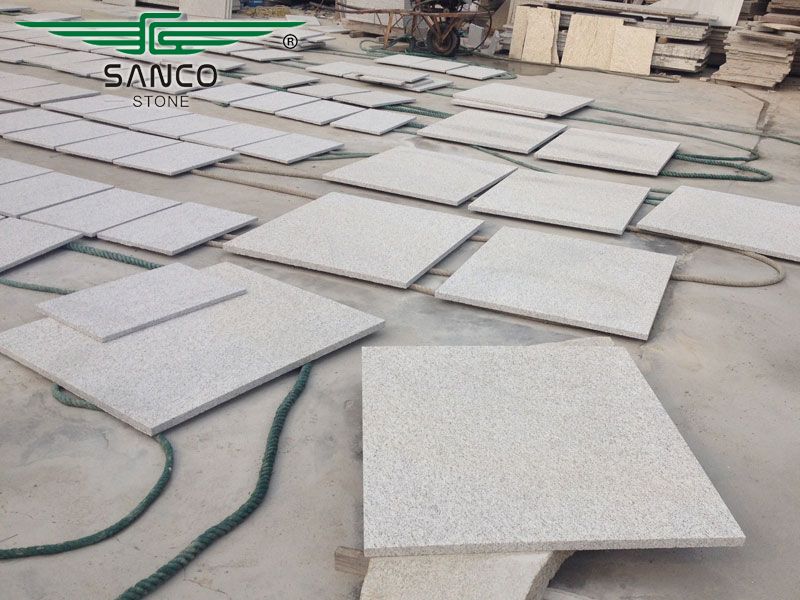 Diamond White Granite Floor Tiles for Outdoor