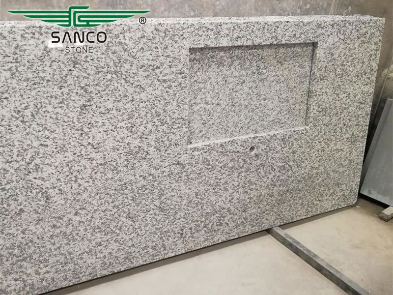 White Tiger Granite Countertop for Kitchen