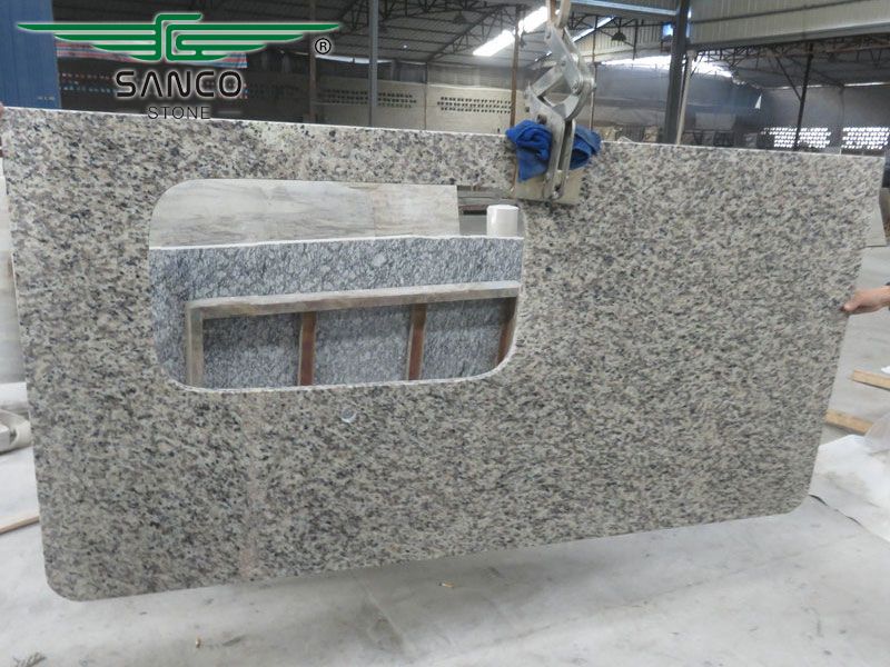 White Tiger Granite Countertop for Kitchen