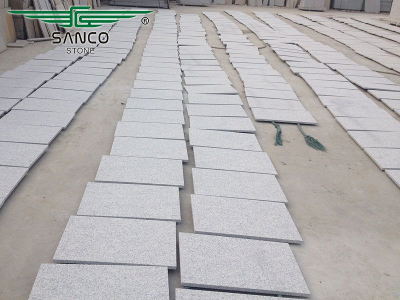 Diamond White Granite Floor Tiles for Outdoor