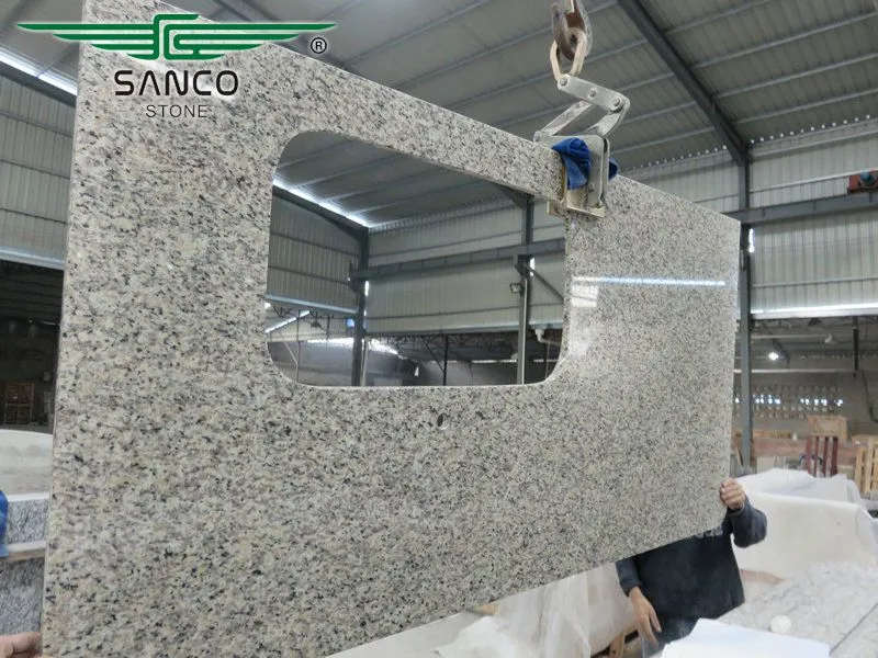 White Tiger Granite Countertop for Kitchen