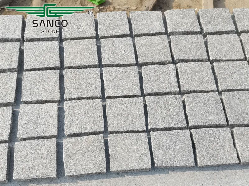 Cara Grey Granite Cobblestones for Patio