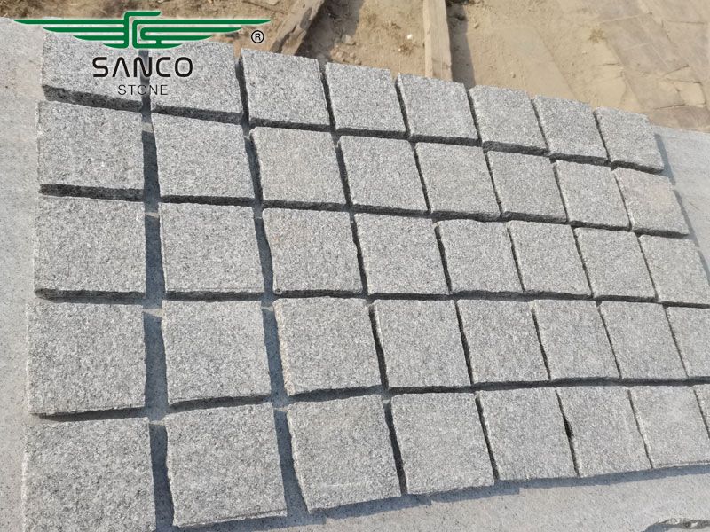 Cara Grey Granite Cobblestones for Patio