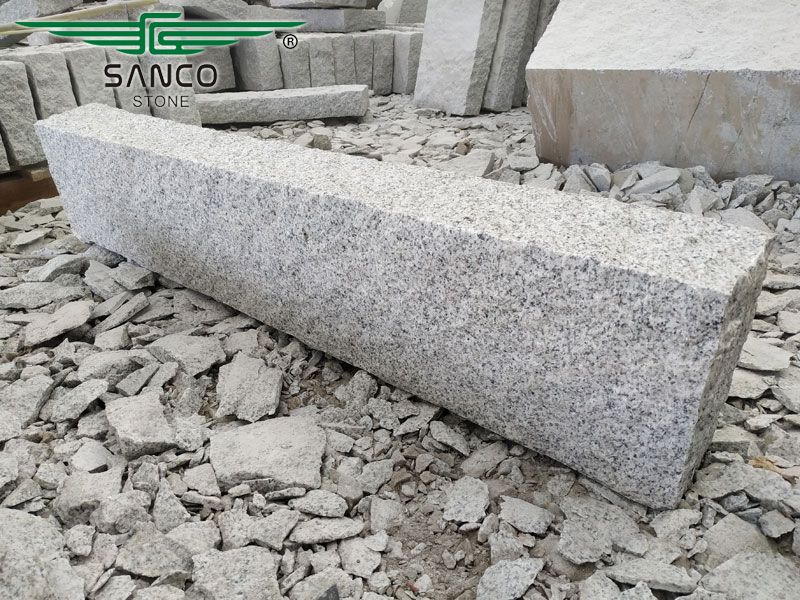 G603 Light Grey Granite Curb Stones