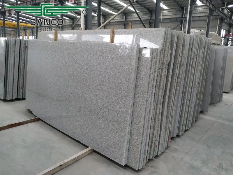 Light Grey Granite Gang Saw Slabs