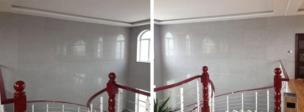 Bank Of China Interior Decorated With Royal White Granite