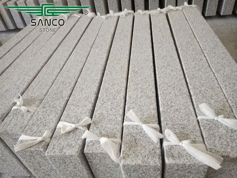 Light Grey Granite Kerb Stones