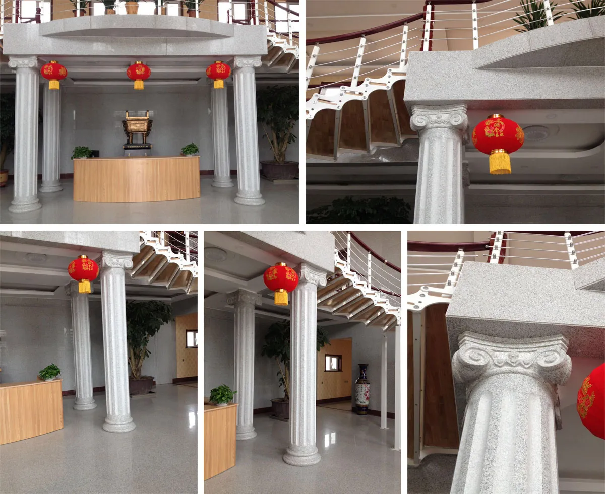 Bank Of China Interior Decorated With Royal White Granite