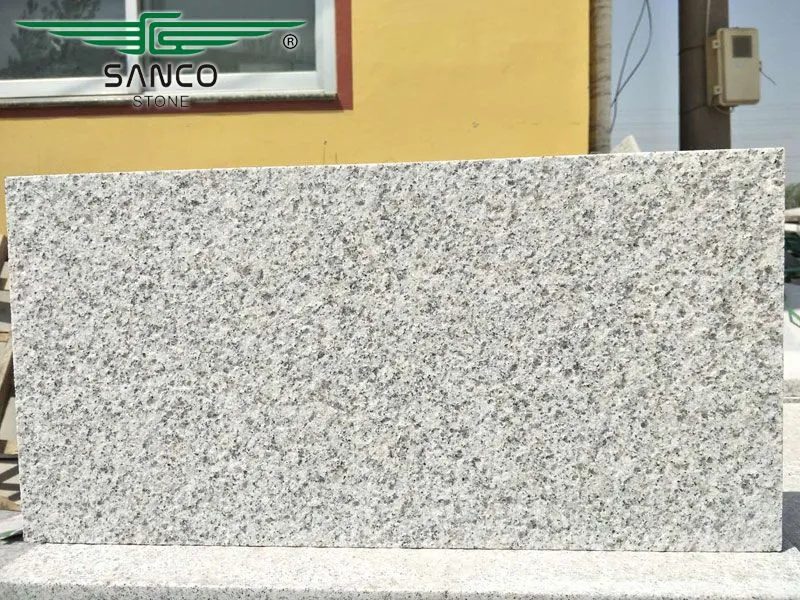 Royal White Granite Flamed Tiles