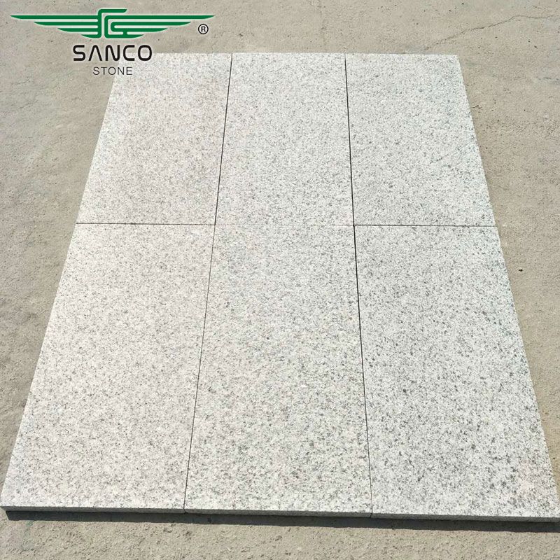 Royal White Granite Flamed Tiles