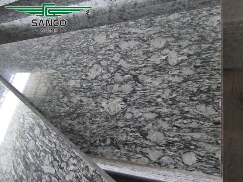 Spray White Granite